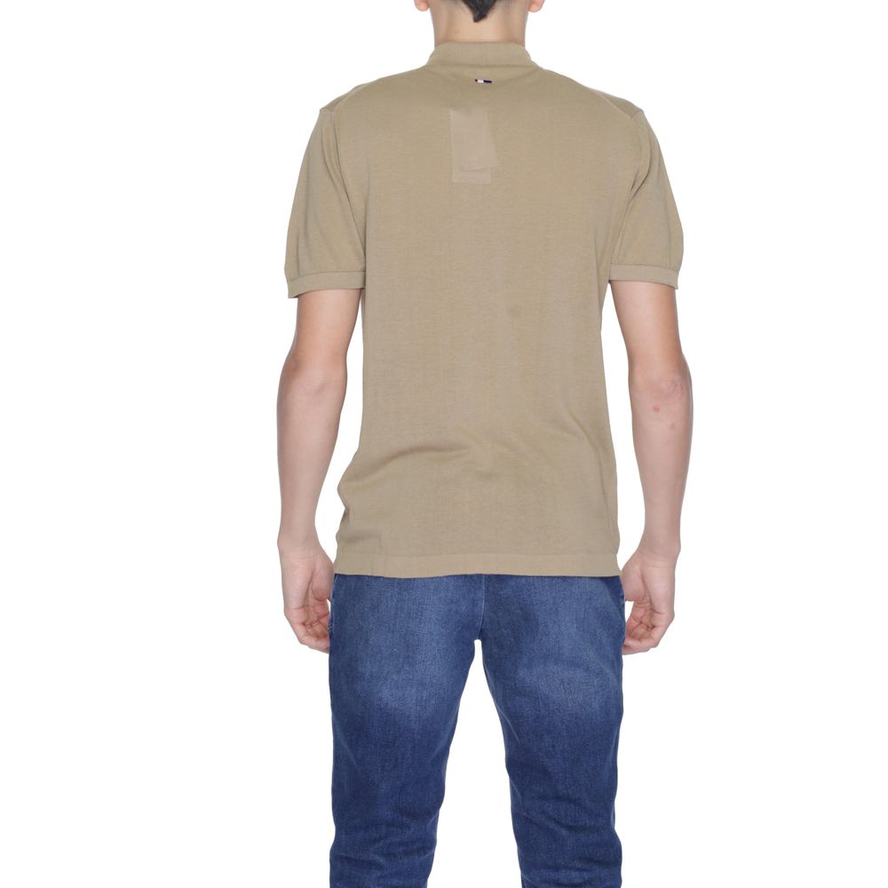 US POLO ASSN. Beige cotton sweater
